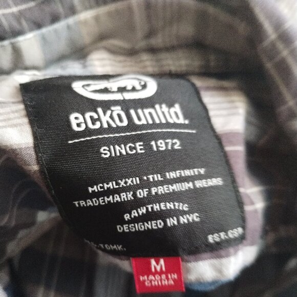 Ecko Unltd men shirt short sleeve SZ: Medium - Picture 6 of 6